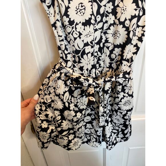 VINTAGE X MAXINE OF HOLLYWOOD Floral Belted Sexy One Piece Swimsuit Large - Picture 3 of 7